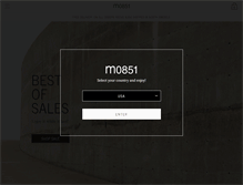 Tablet Screenshot of m0851.com